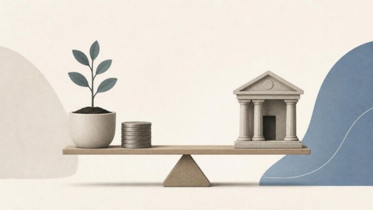 開業初期の節税と借入枠を比べる天秤